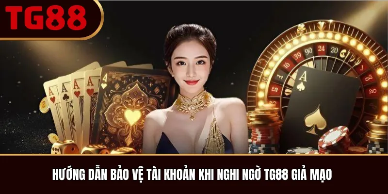 Hướng dẫn bảo vệ tài khoản khi nghi ngờ TG88 giả mạo